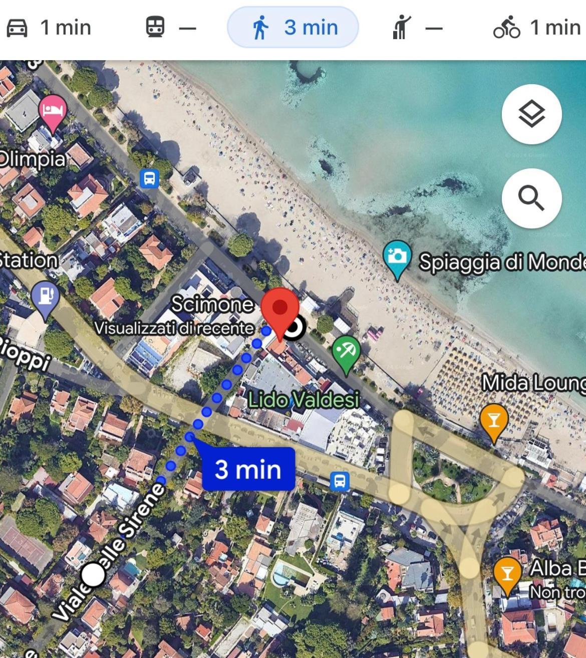 فيلا Villino Sirene Mondello باليرمو المظهر الخارجي الصورة